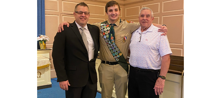 Mendro family eagle scouts
