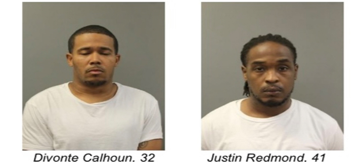 Divonte Calhoun & Justin Redmond murder suspects mug shots