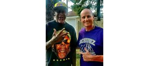 Dennis Rodman volunteers with Gardiner's Angels