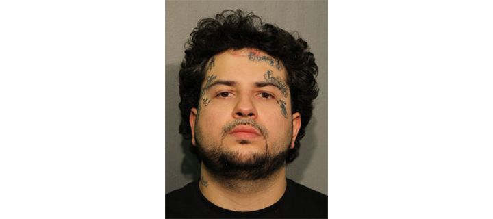 Mug Shot of Daniel Perez who is charged with
