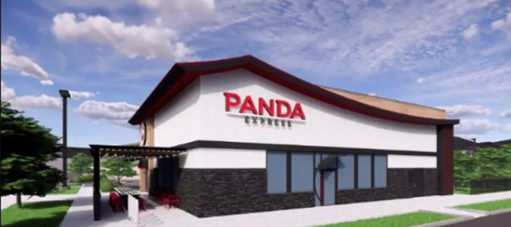 rendering of proposed Panda Express