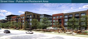 Rendering of proposal for the White Eagle banquet location in Niles.