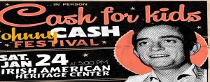 21st annual Johnny Cash Fest fundraiser banner